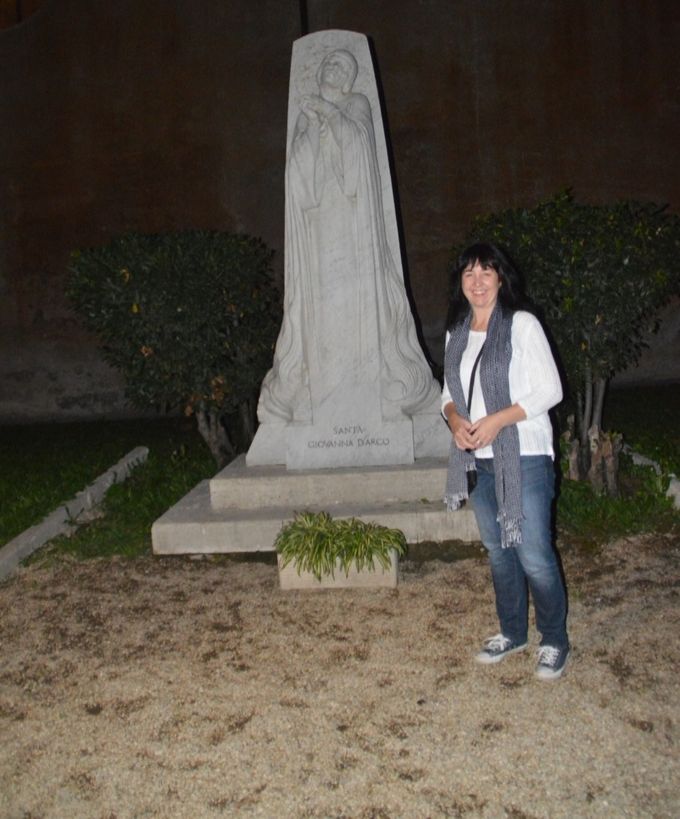Con Giovanna d'Arco